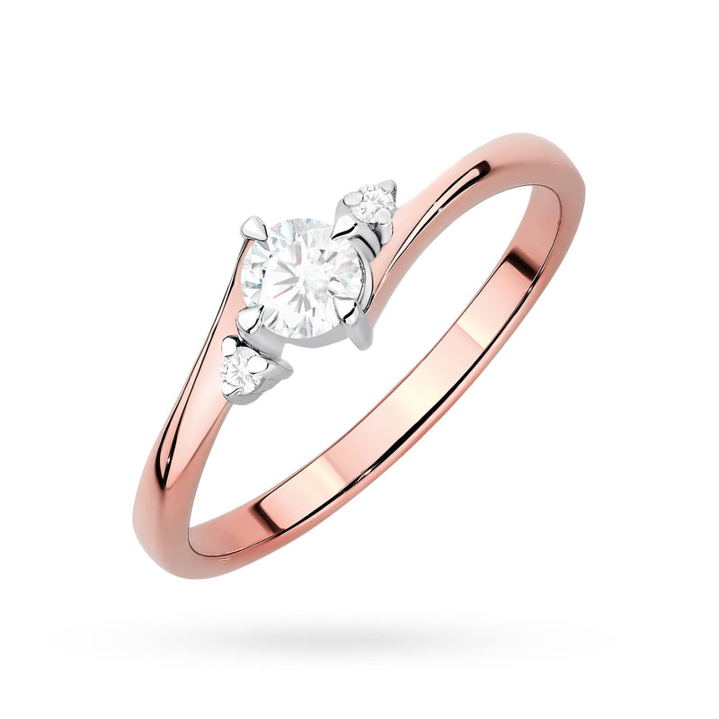 Inel Aur 14K cu Diamante de Laborator 0.27 ct, imaginea 6 din 12