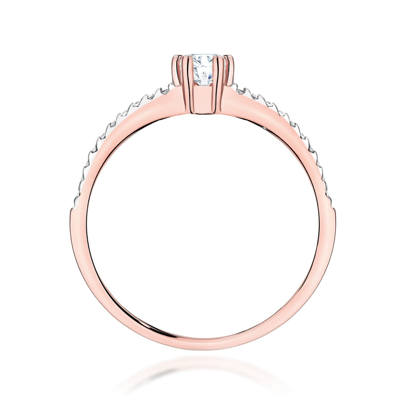 Inel Aur 14K cu Diamante de Laborator 0.40 ct, imaginea 7 din 11