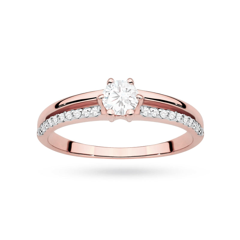 Inel Aur 14K cu Diamante de Laborator 0.40 ct, imaginea 8 din 11