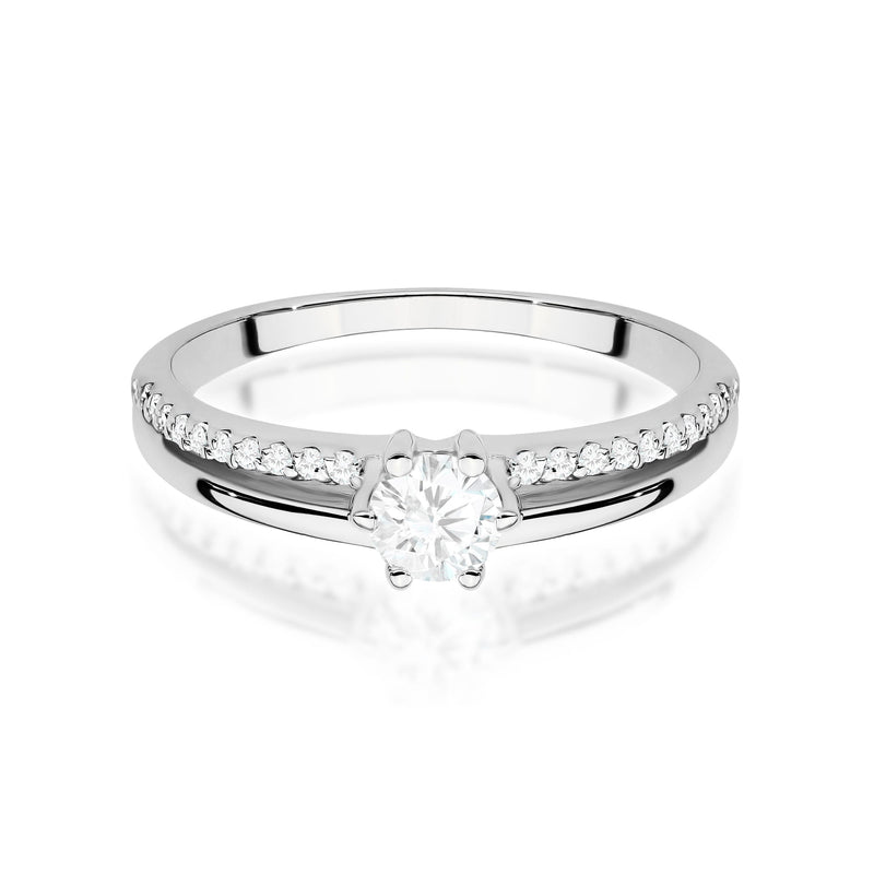 Inel Aur 14K cu Diamante de Laborator 0.40 ct, imaginea 10 din 11
