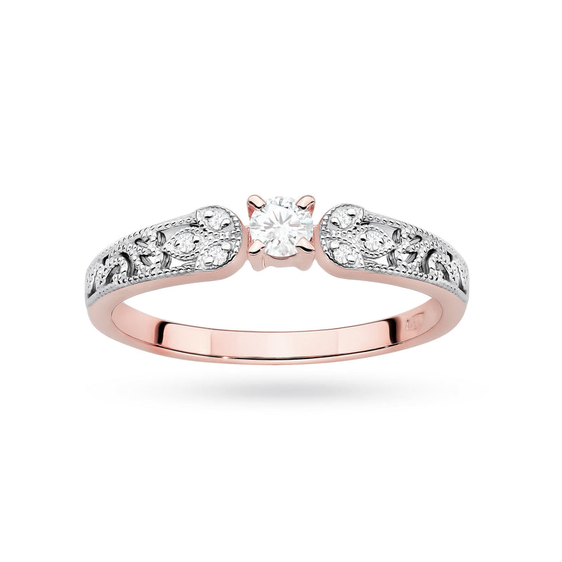 Inel Aur 14K cu Diamante de Laborator 0.13 ct, imaginea 8 din 11
