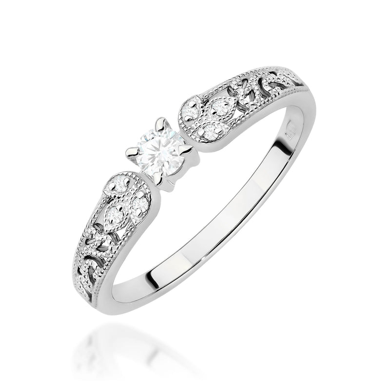 Inel Aur 14K cu Diamante de Laborator 0.13 ct, imaginea 9 din 11