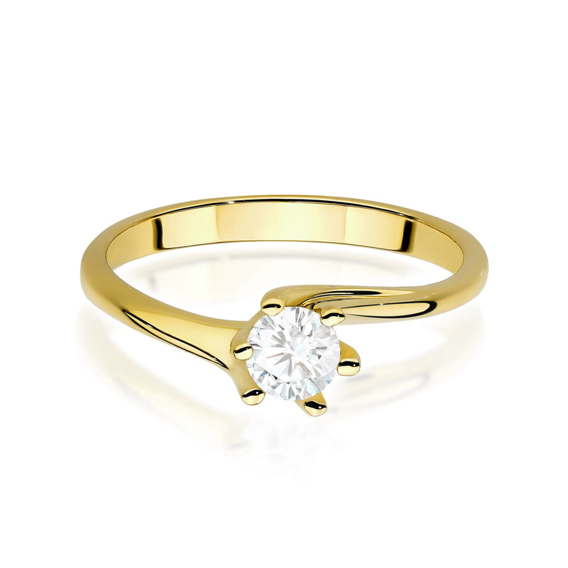 Inel Aur 14K cu Diamant de Laborator 0.50 ct, imaginea 2 din 10