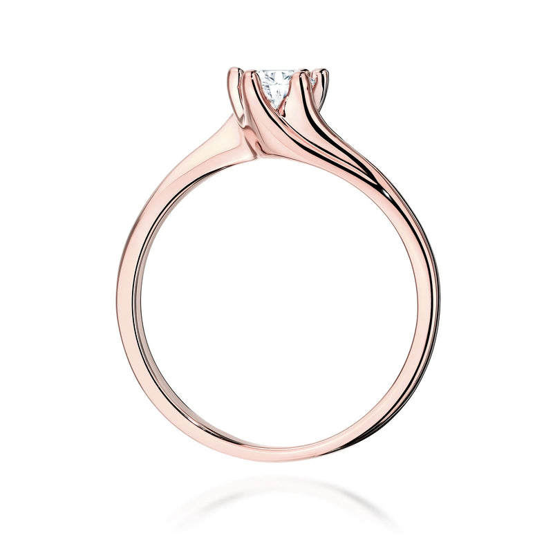 Inel Aur 14K cu Diamant de Laborator 0.50 ct, imaginea 7 din 10