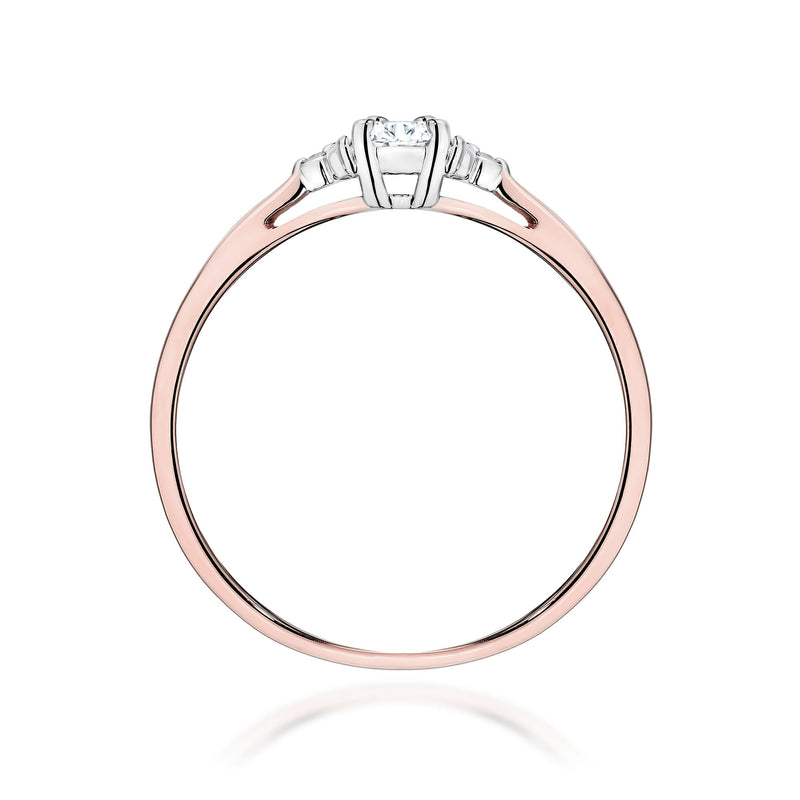 Inel Aur 14K cu Diamante de Laborator 0.13 ct, imaginea 7 din 12