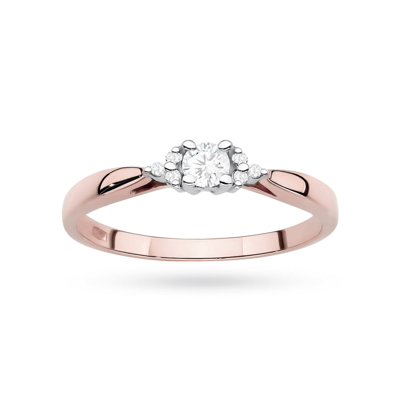 Inel Aur 14K cu Diamante de Laborator 0.13 ct, imaginea 8 din 12