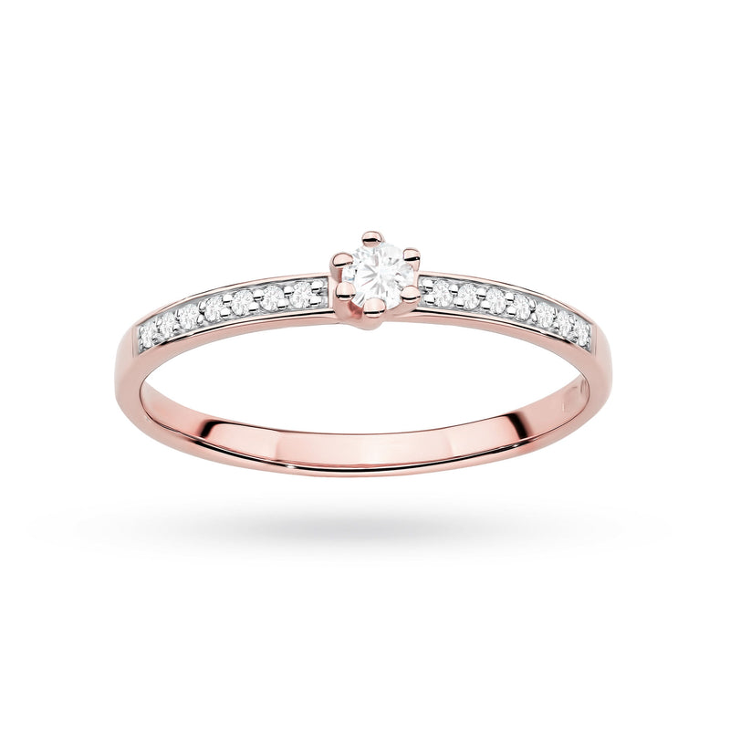 Inel Aur 14K cu Diamante de Laborator 0.17 ct, imaginea 12 din 12