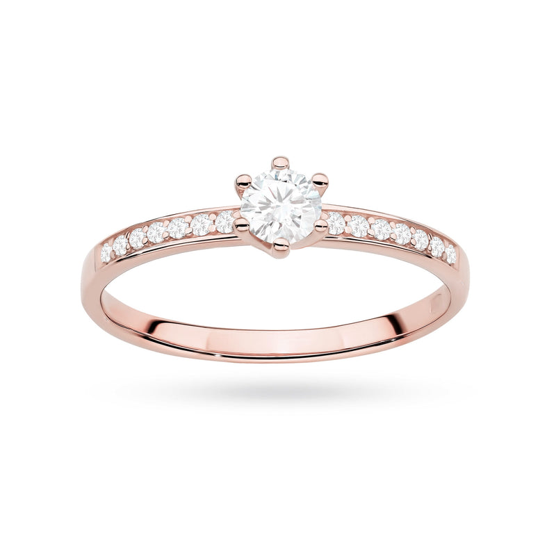 Inel Aur 14K cu Diamante de Laborator 0.37 ct, imaginea 12 din 12