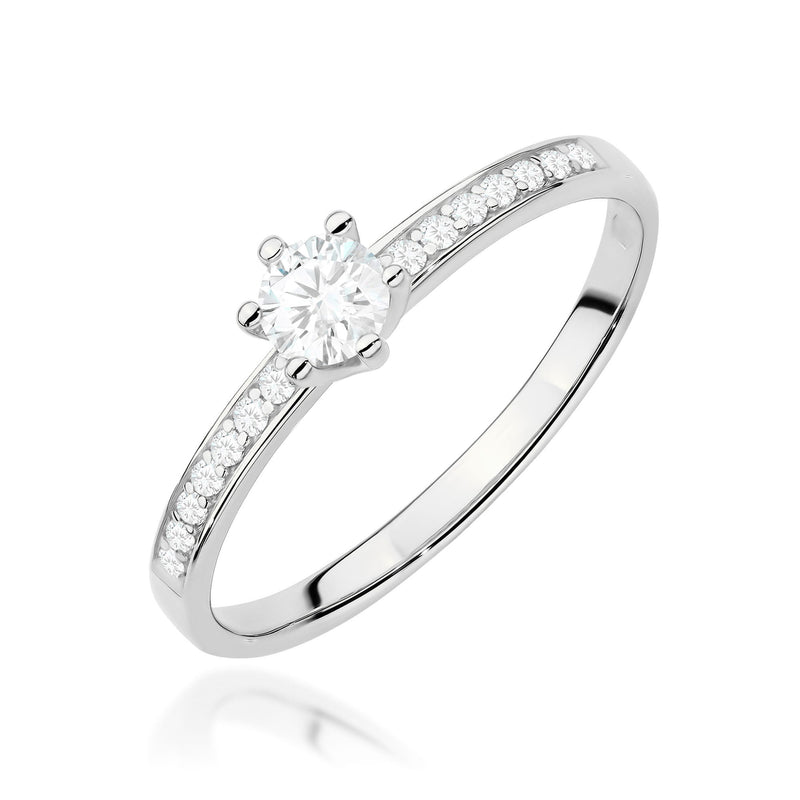 Inel Aur 14K cu Diamante de Laborator 0.37 ct, imaginea 5 din 12
