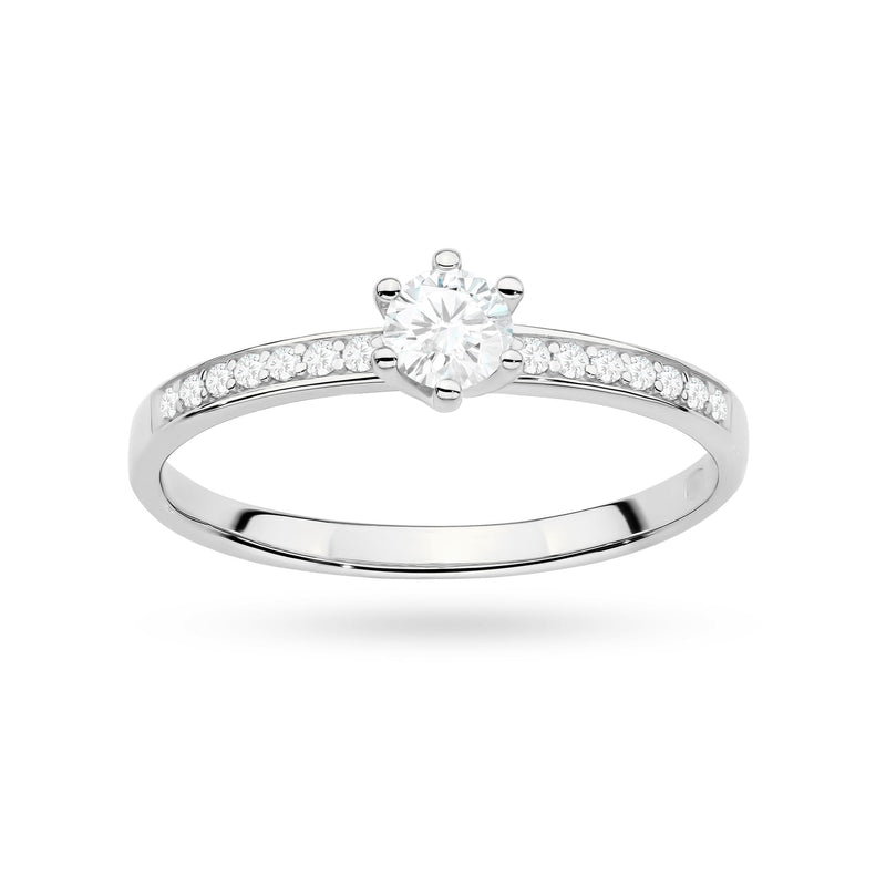 Inel Aur 14K cu Diamante de Laborator 0.37 ct, imaginea 7 din 12