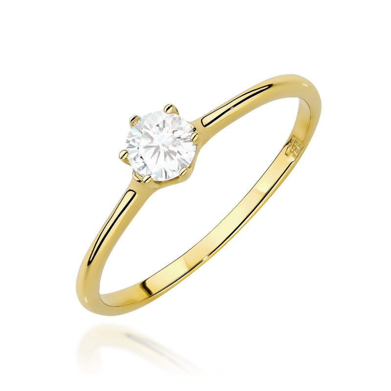 Inel Aur 14K cu Diamante de Laborator 0.26 ct — Aur galben