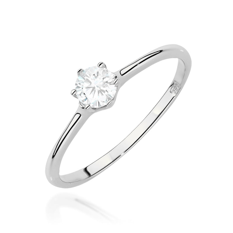 Inel Aur 14K cu Diamante de Laborator 0.26 ct, imaginea 8 din 10