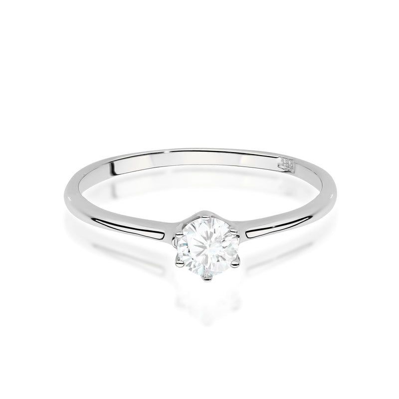 Inel Aur 14K cu Diamante de Laborator 0.26 ct, imaginea 9 din 10