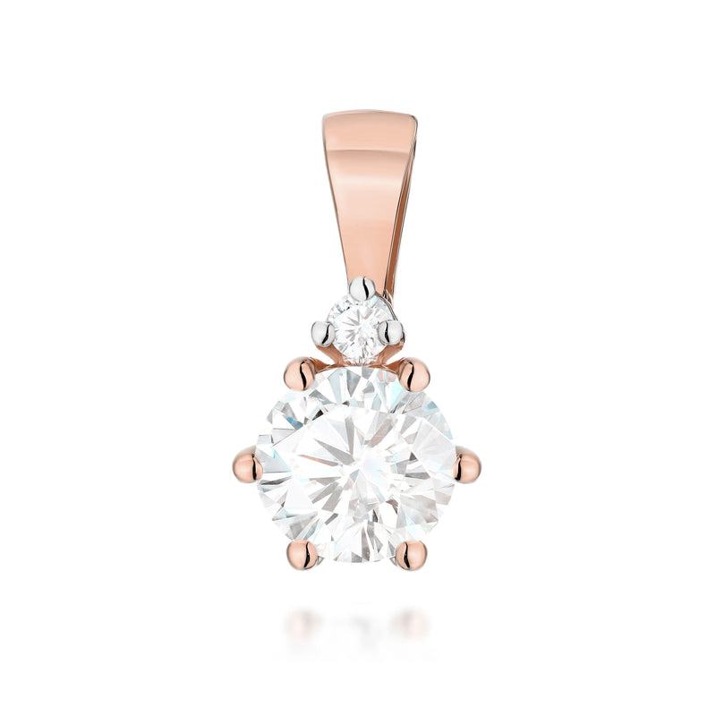 Pandantiv Aur 14K cu Diamante de Laborator 0.51 ct, imaginea 4 din 5