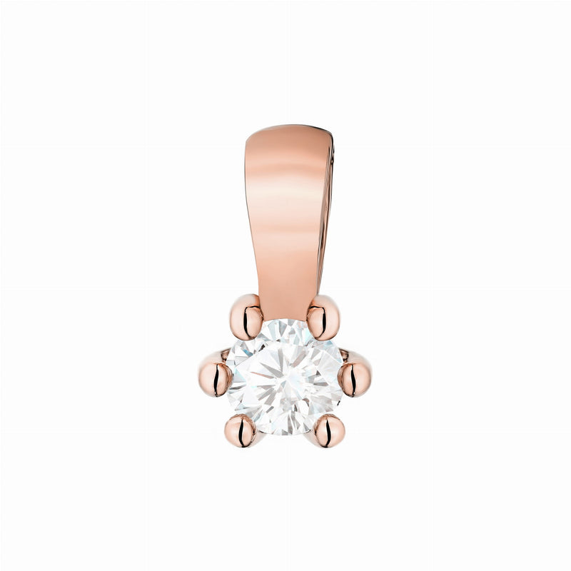 Pandantiv Aur 14K cu Diamant de Laborator 0.10 ct, imaginea 2 din 3