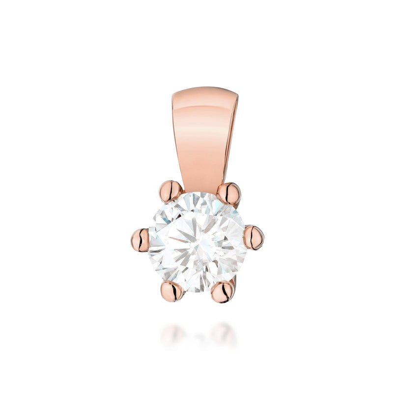 Pandantiv Aur 14K cu Diamant de Laborator 0.30 ct, imaginea 5 din 5