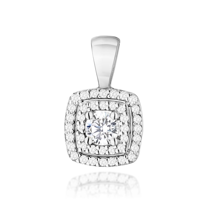 Pandantiv Aur 14K cu Diamante de Laborator 0.50 ct, imaginea 4 din 5