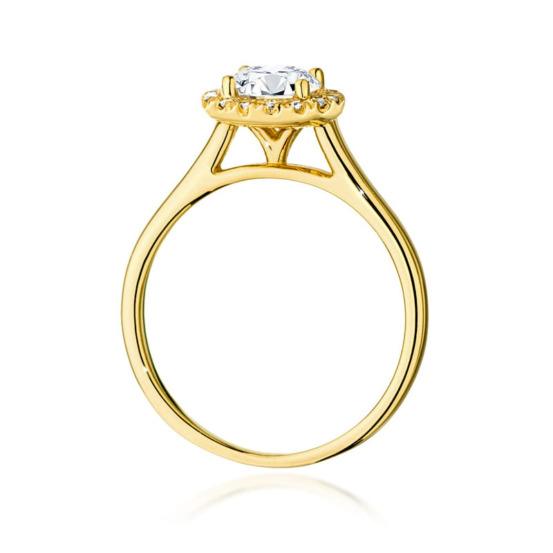 Inel Aur 14K cu Diamante de Laborator 0.84 ct, imaginea 3 din 9