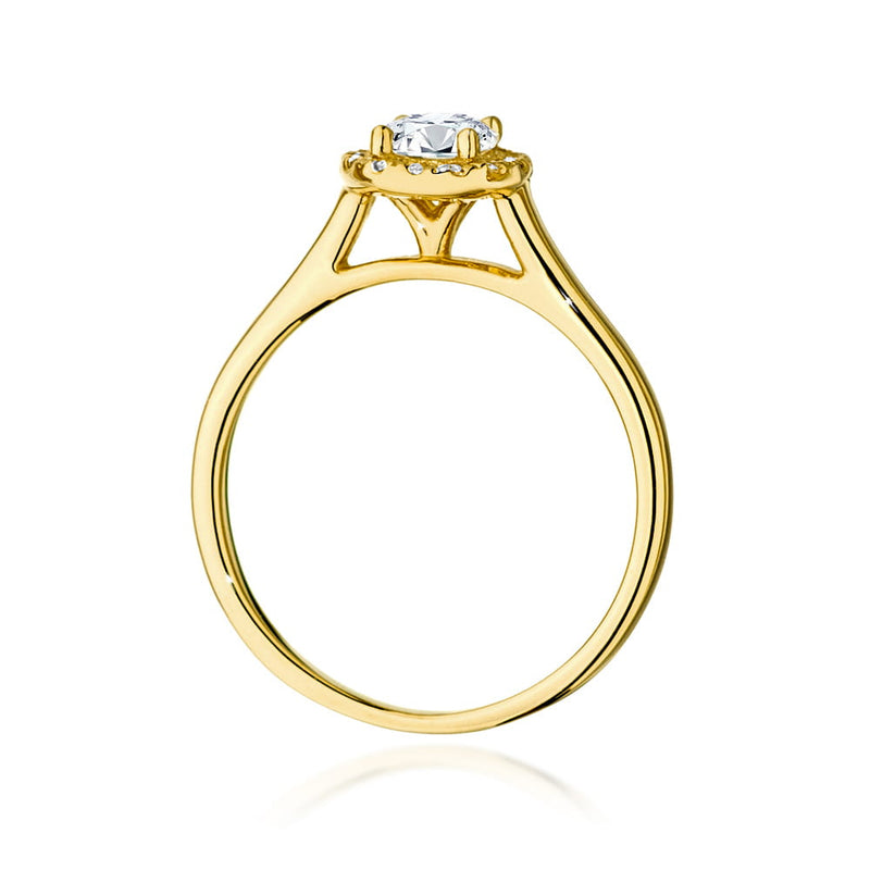 Inel Aur 14K cu Diamante de Laborator 0.62 ct, imaginea 3 din 9
