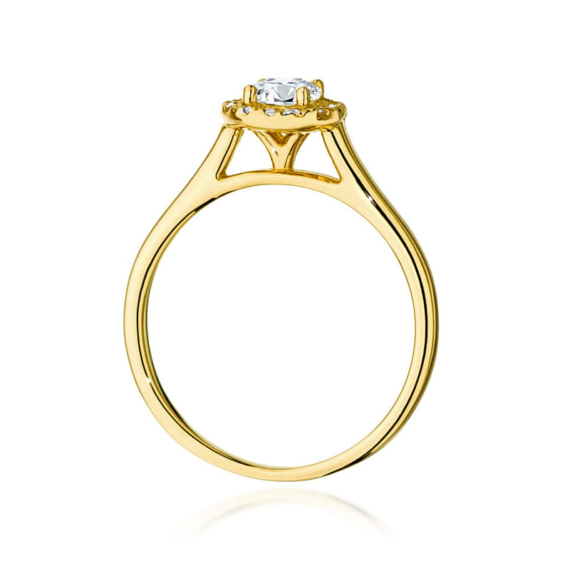 Inel Aur 14K cu Diamante de Laborator 0.52 ct, imaginea 3 din 9