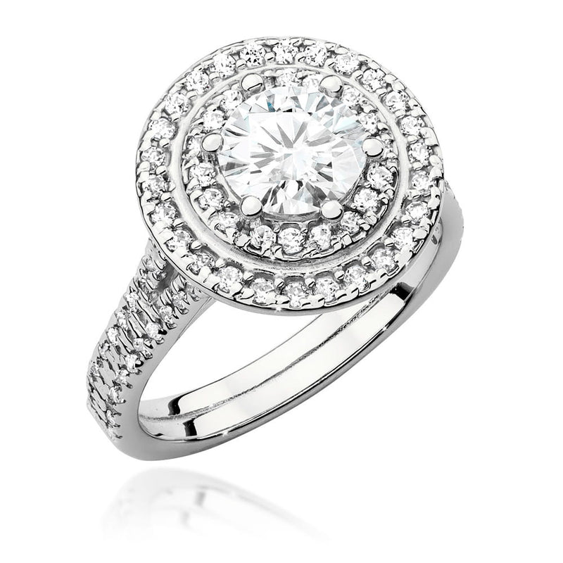 Inel Aur 14K cu Diamante de Laborator 1.63 ct, imaginea 4 din 9