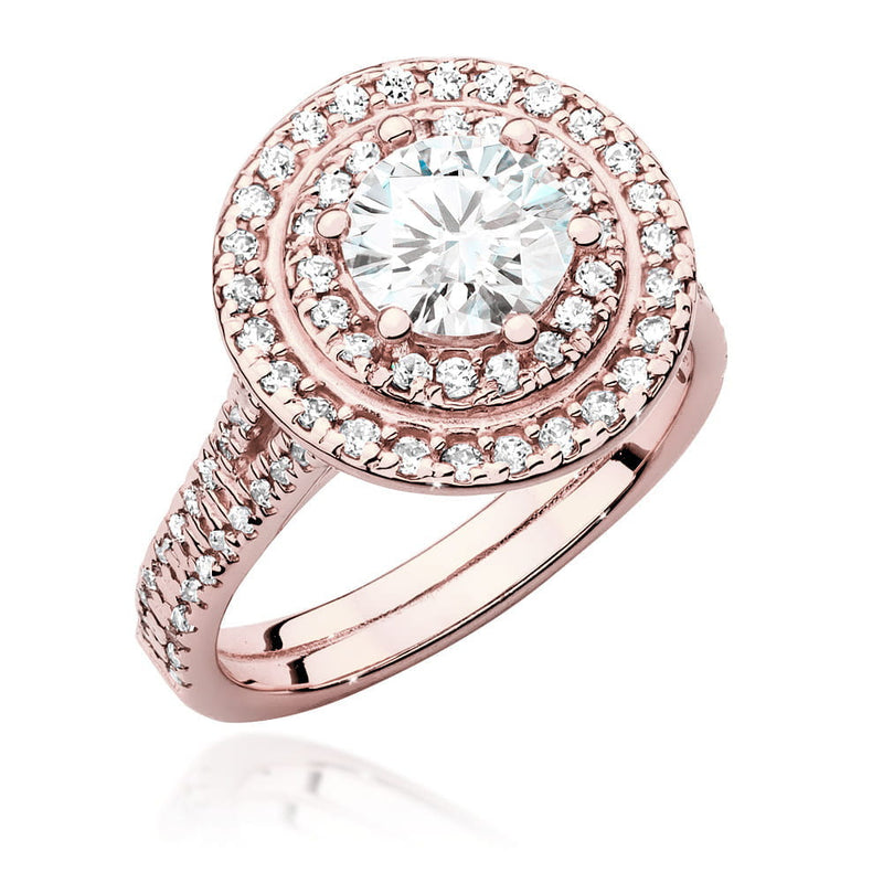 Inel Aur 14K cu Diamante de Laborator 1.63 ct, imaginea 7 din 9