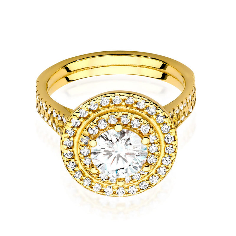 Inel Aur 14K cu Diamante de Laborator 1.33 ct, imaginea 2 din 9