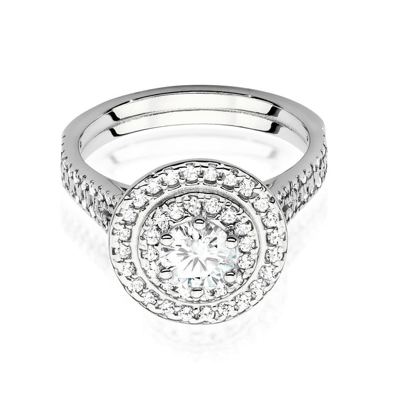 Inel Aur 14K cu Diamante de Laborator 1.11 ct, imaginea 6 din 10