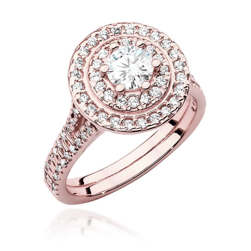 Inel Aur 14K cu Diamante de Laborator 1.11 ct, imaginea 8 din 10