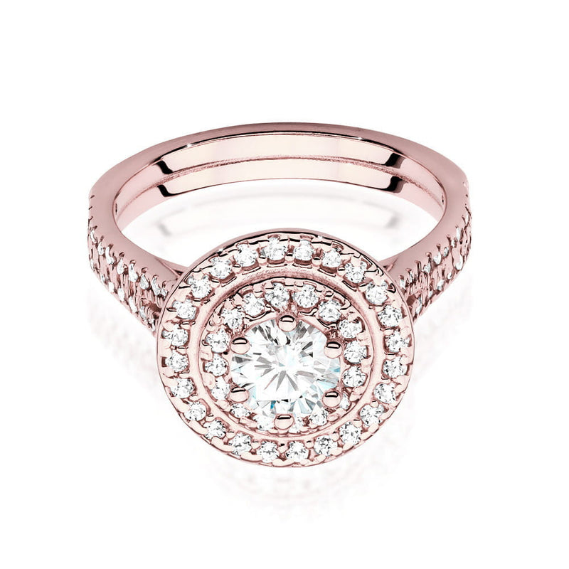 Inel Aur 14K cu Diamante de Laborator 1.11 ct, imaginea 9 din 10