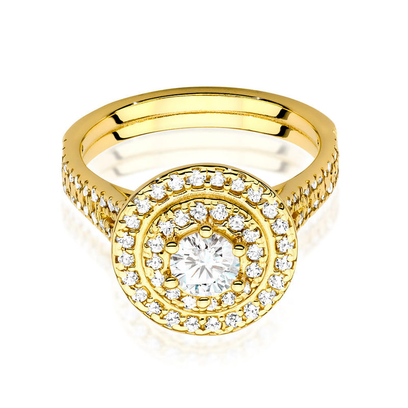 Inel Aur 14K cu Diamante de Laborator 1.01 ct, imaginea 2 din 10
