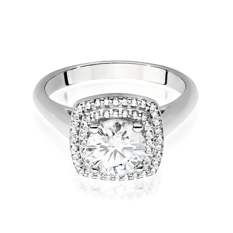 Inel Aur 14K cu Diamante de Laborator 1.28 ct, imaginea 5 din 9