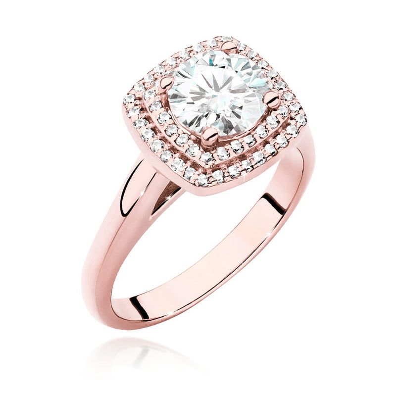 Inel Aur 14K cu Diamante de Laborator 1.28 ct, imaginea 7 din 9