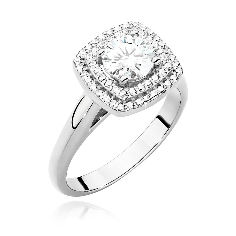 Inel Aur 14K cu Diamante de Laborator 0.98 ct, imaginea 4 din 9
