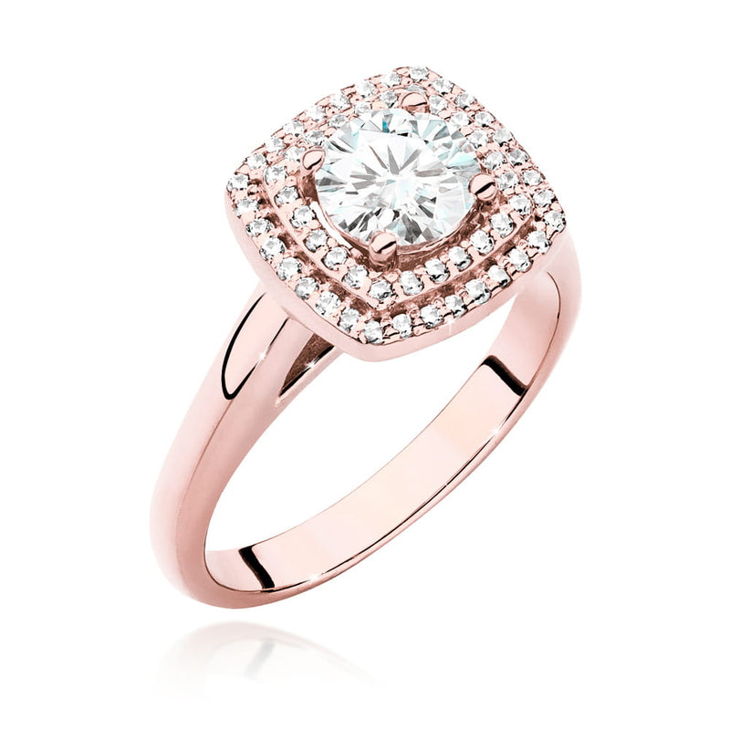 Inel Aur 14K cu Diamante de Laborator 0.98 ct, imaginea 7 din 9