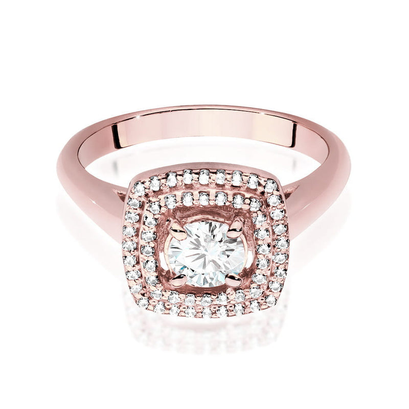 Inel Aur 14K cu Diamante de Laborator 0.68 ct, imaginea 8 din 9