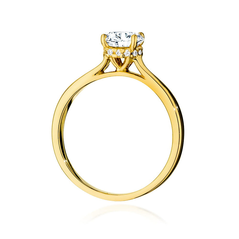Inel Aur 14K cu Diamante de Laborator 1.06 ct, imaginea 3 din 8