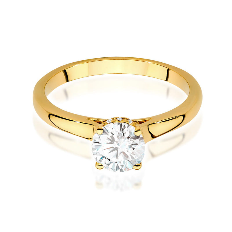 Inel Aur 14K cu Diamante de Laborator 0.76 ct, imaginea 2 din 8
