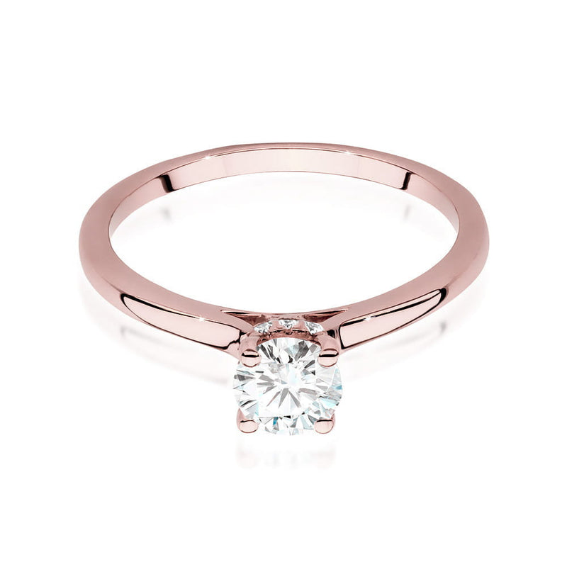 Inel Aur 14K cu Diamante de Laborator 0.56 ct, imaginea 8 din 9
