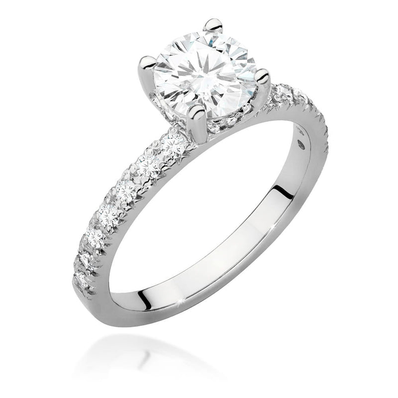 Inel Aur 14K cu Diamante de Laborator 1.26 ct, imaginea 4 din 9