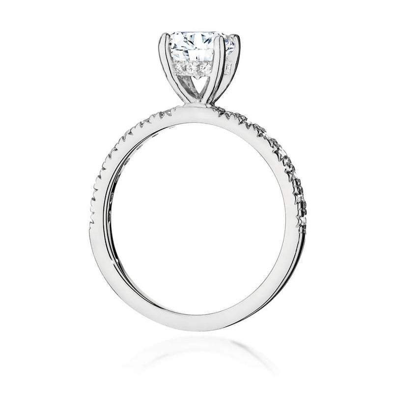 Inel Aur 14K cu Diamante de Laborator 1.26 ct, imaginea 6 din 9