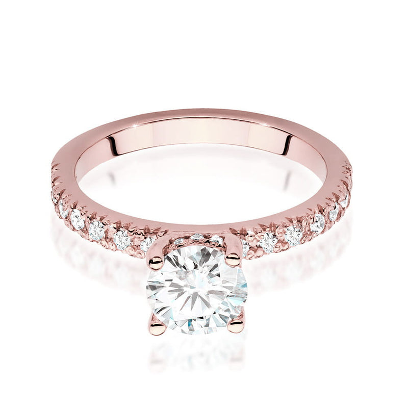 Inel Aur 14K cu Diamante de Laborator 1.26 ct, imaginea 8 din 9