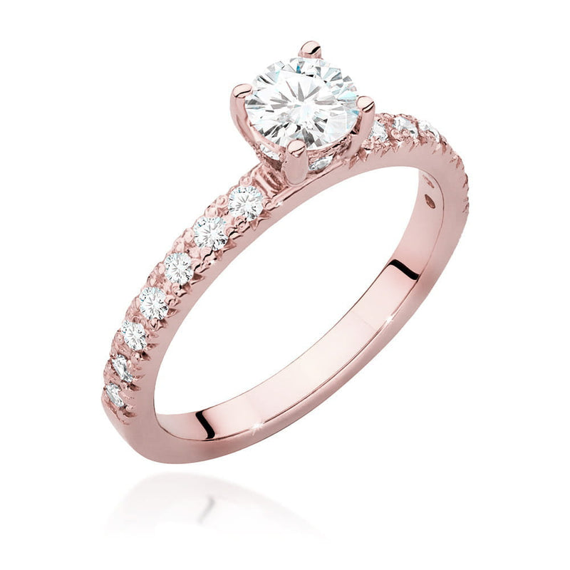 Inel Aur 14K cu Diamante de Laborator 0.74 ct, imaginea 7 din 9