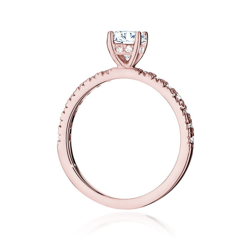 Inel Aur 14K cu Diamante de Laborator 0.74 ct, imaginea 9 din 9