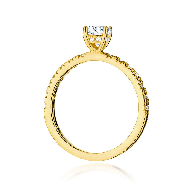 Inel Aur 14K cu Diamante de Laborator 0.64 ct, imaginea 3 din 9