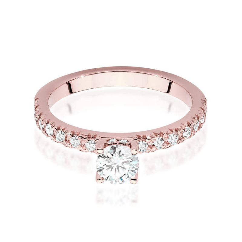 Inel Aur 14K cu Diamante de Laborator 0.64 ct, imaginea 8 din 9