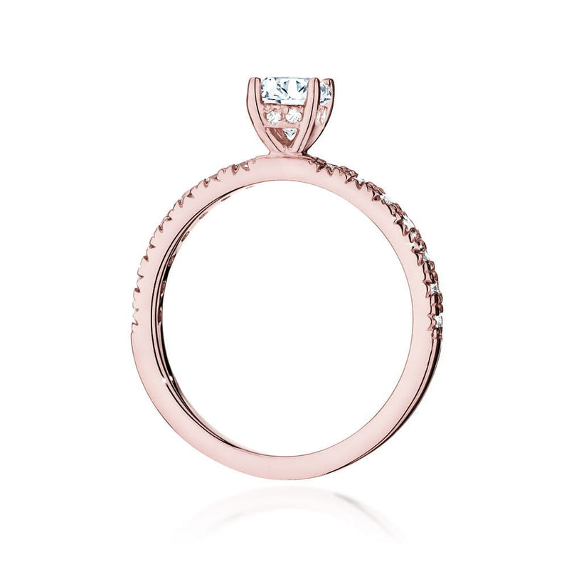 Inel Aur 14K cu Diamante de Laborator 0.64 ct, imaginea 9 din 9
