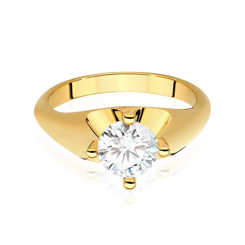 Inel Aur 14K cu Diamant de Laborator 1.00 ct, imaginea 2 din 9