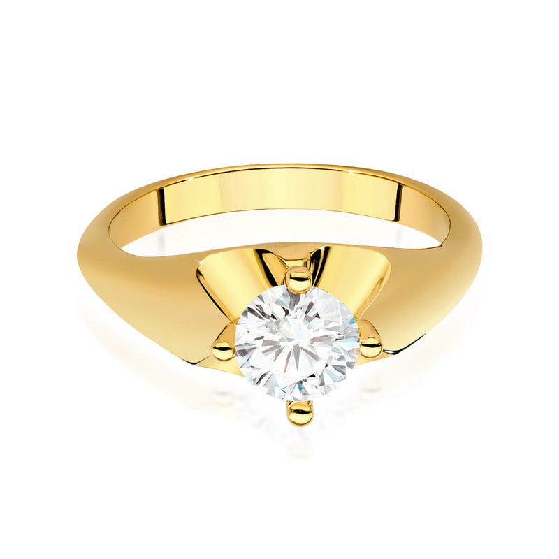 Inel Aur 14K cu Diamant de Laborator 0.70 ct, imaginea 2 din 9
