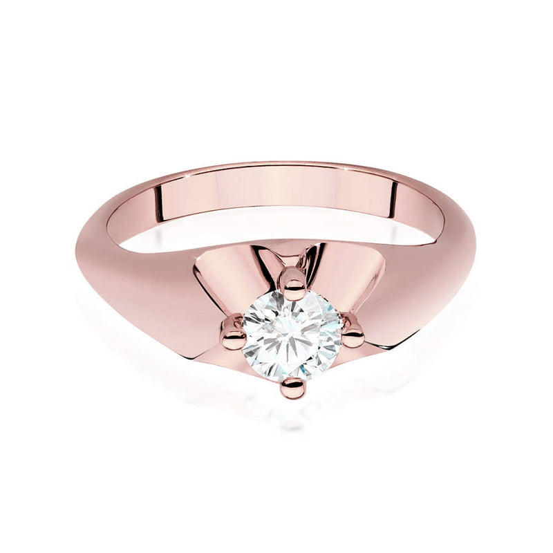 Inel Aur 14K cu Diamant de Laborator 0.50 ct, imaginea 8 din 9